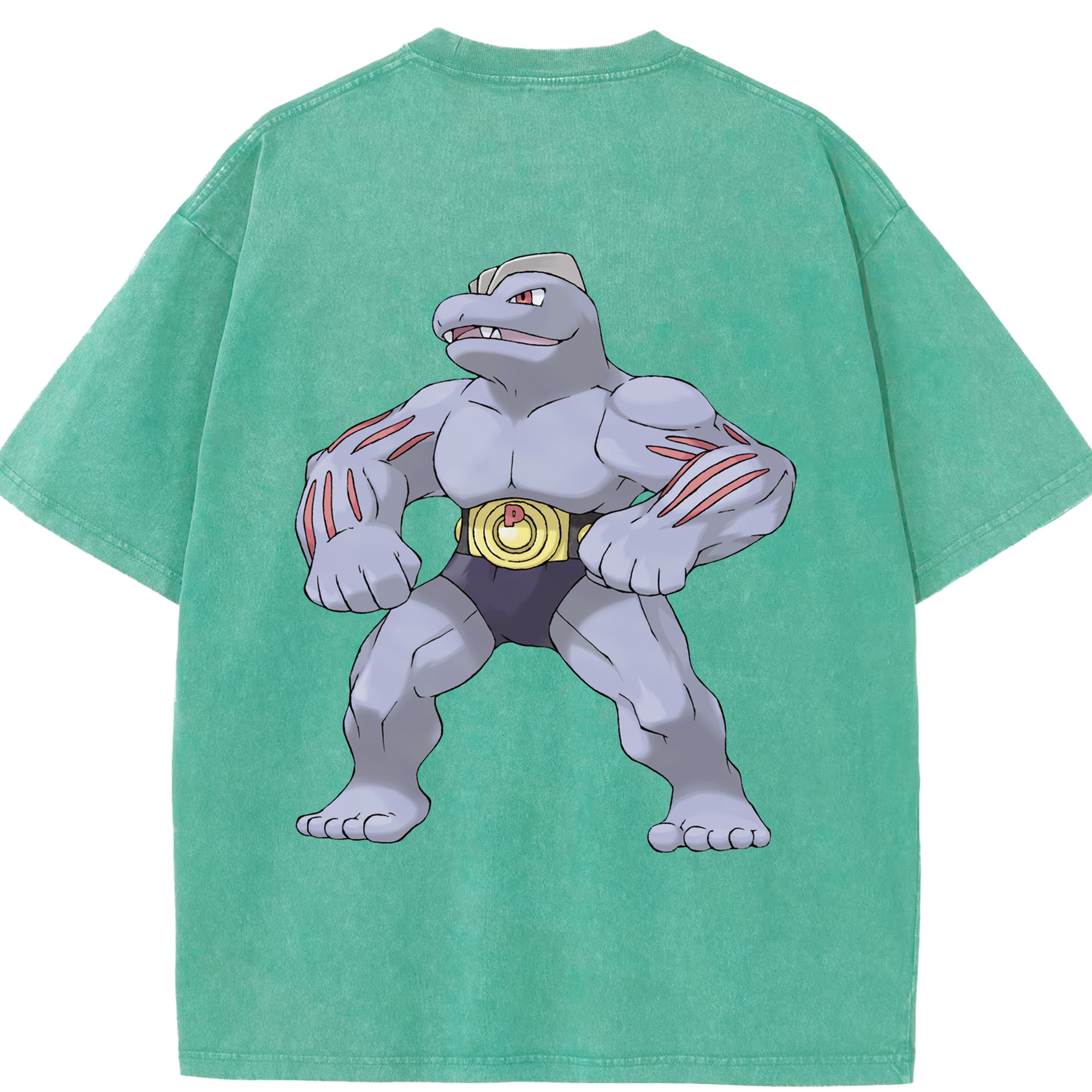 （画像用） ポケットモンスター Pokémon 綿100% ヴィンテージ風 半袖Tシャツ（背面プリント）